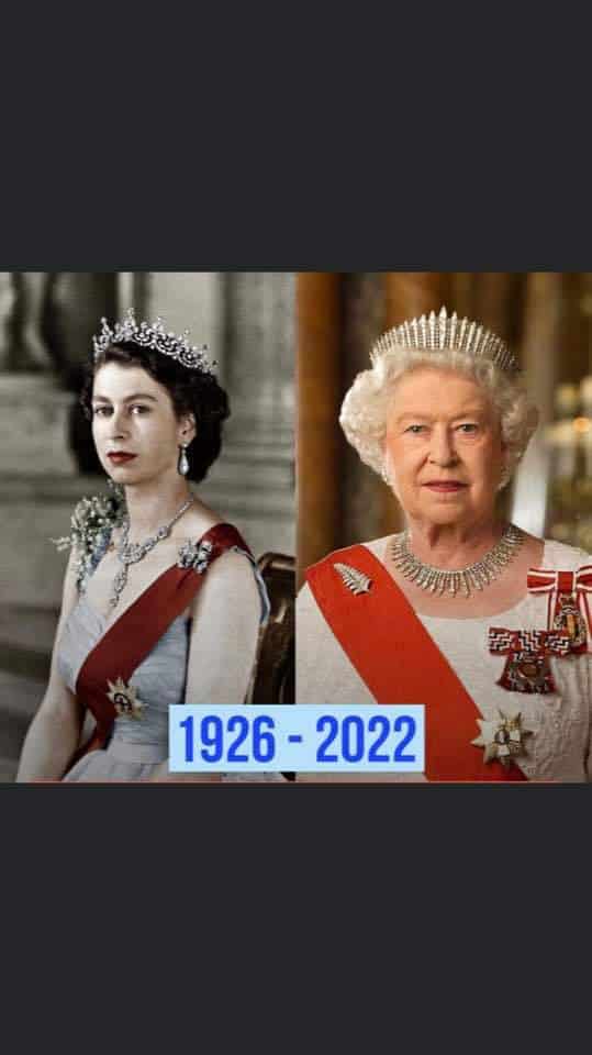 Faleceu a rainha Elisabeth II aos 96 anos de idade